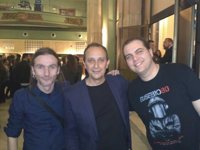 Junto a Luis Calleja en el Hotel Malaga Palace. Festival de Malaga: