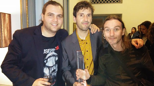 Junto a Julian Lopez en el Hotel Malaga Palace. Festival de Malaga: