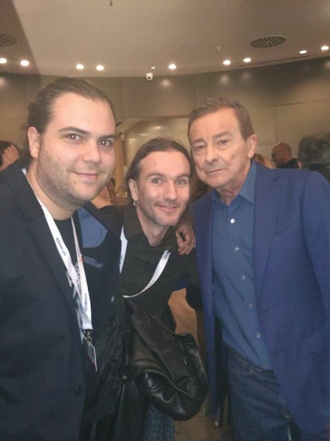 Junto a Juan Diego en el Hotel Malaga Palace. Festival de Malaga: