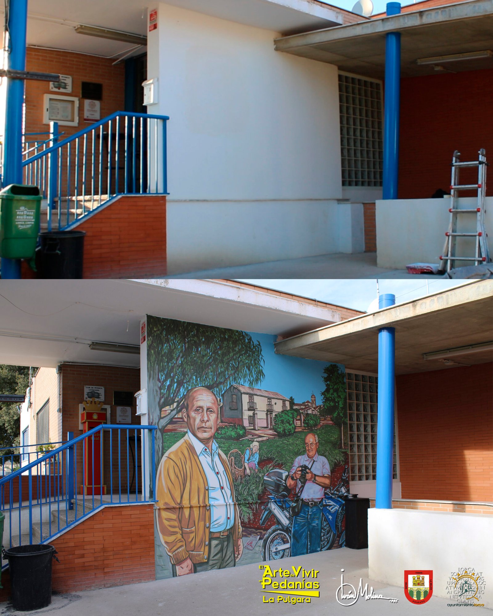 Mural en La Pulgara
