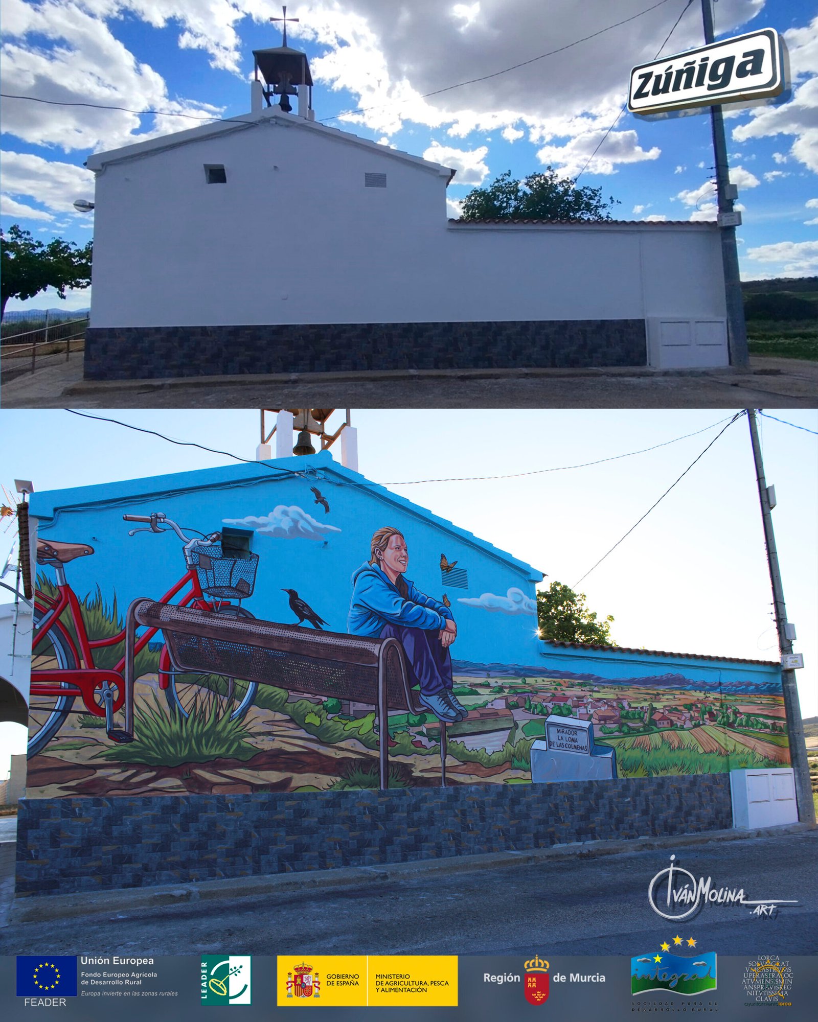 Mural en Zúñiga